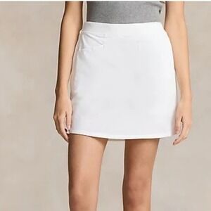 RLX Ralph Lauren Womens Performance Stretch White Golf‎ Skort NWT - Size L